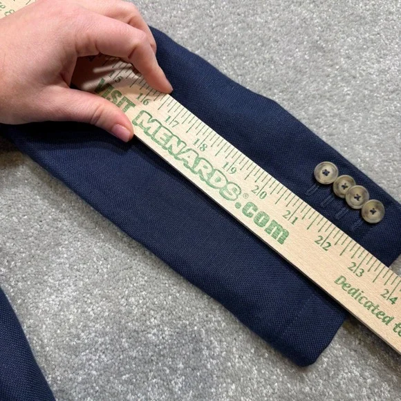 J McLaughlin Ressie Jacket Navy Double Breasted Blazer NWT Sz 8 Old Money Preppy - Picture 15 of 16